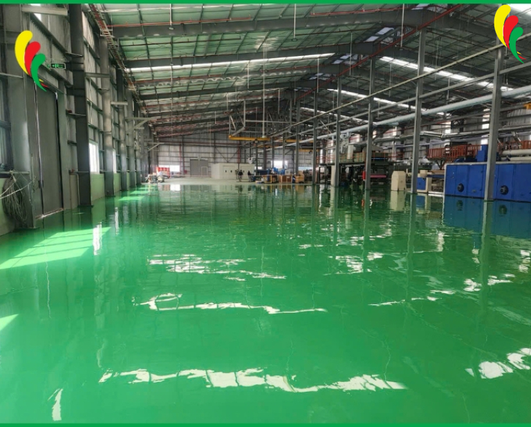 Thi công sơn Epoxy nhà xưởng Bạc Liêu giá rẻ