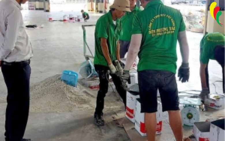 Thi công sơn sàn nhà xưởng Tây Ninh giá rẻ